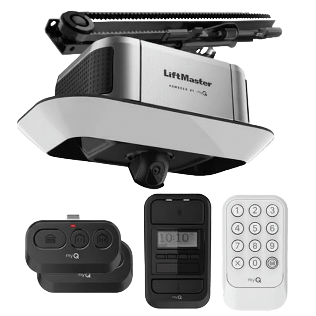 All our residential doors have a motorized garage system