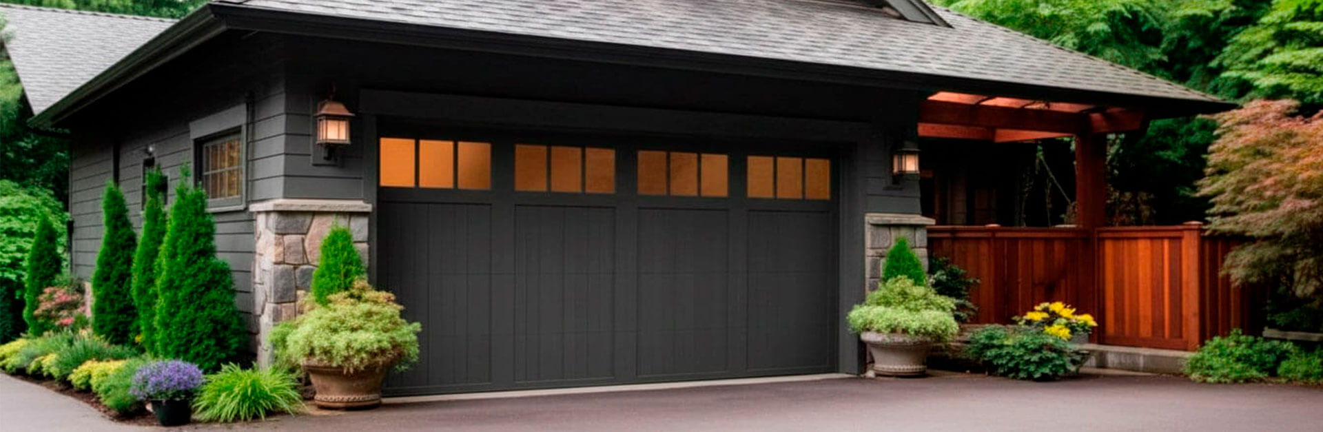 Clopay Canyon Ridge Elements garage door installation for residential use in Florida