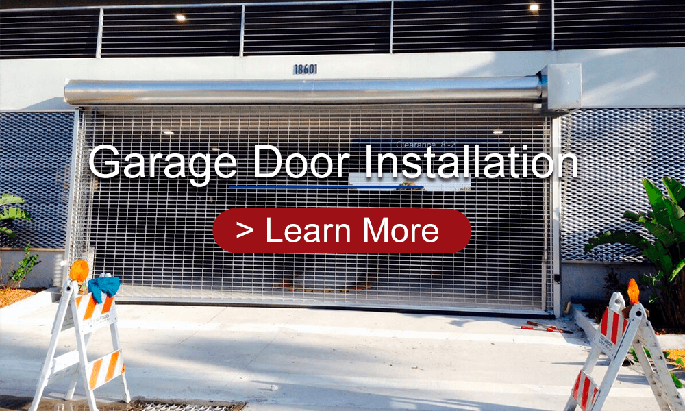 Garage door installation commercial Florida