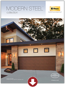 Clopay Modern Steel Garage door, Brochure