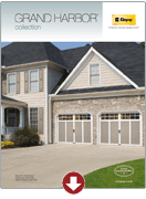 Clopay grand harbor garage door, Brochure
